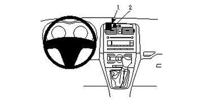 Toyota Auris 07-12, Centrerad