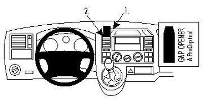 Volkswagen Caravelle 04-09, Centrerad