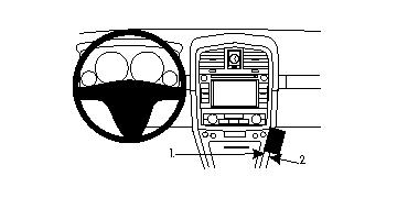 Brodit ProClip, Cadillac SRX 07-09