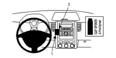 Nissan X-Trail 08-13, Centrerad