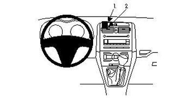 Toyota Corolla 08-11, Centrerad