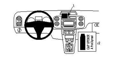 Volkswagen Tiguan 08-15, Centrerad