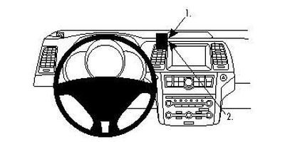 Nissan Murano 09-14, Centrerad