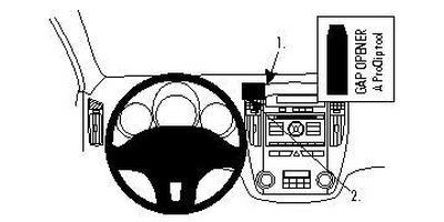 Kia Ceed 10-12, Centrerad