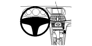 Brodit ProClip, Mercedes Benz E-Class, Convertible/Coupé 10-17