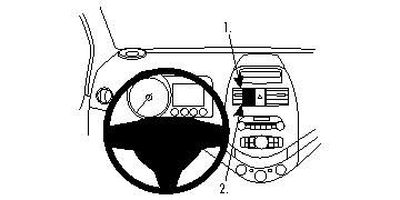 Chevrolet Spark 11-14, Centrerad
