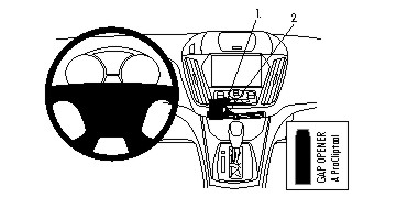 Brodit ProClip, Ford Kuga 17-19
