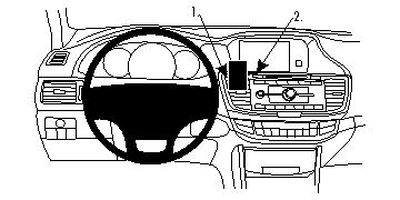 Honda Accord/Accord Coupé 13-15, Centrerad