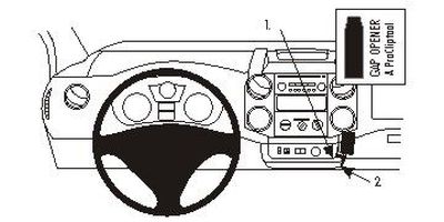 Citroen Berlingo Family 08-15, Vinklad, Låg, Automat