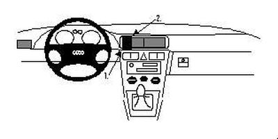 ProClip Monteringsbygel Audi A3 97-02