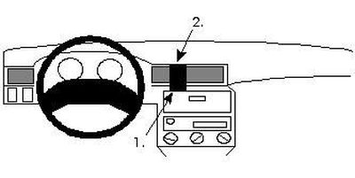 ProClip Monteringsbygel Opel Astra 92-97