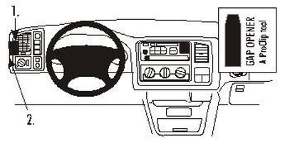 ProClip Monteringsbygel Chevrolet Avalanche 03-06