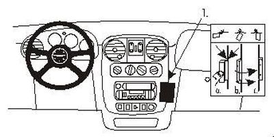 ProClip Monteringsbygel Chrysler PT Cruiser 00-05