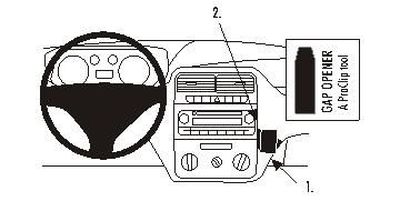 ProClip Monteringsbygel Fiat Punto Grande 06-13