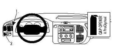 ProClip Monteringsbygel Ford Transit 00-06