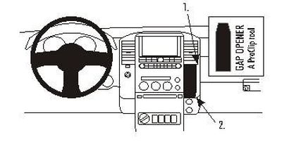 ProClip Monteringsbygel Nissan Navara 06-10/Nissan Pathfinder 05-10