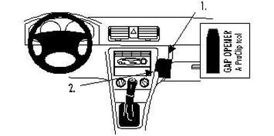 ProClip Monteringsbygel Skoda Octavia 99-06