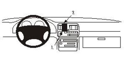 ProClip Monteringsbygel Subaru Outback 95-98