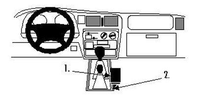 ProClip Monteringsbygel Toyota HiLux 98-05