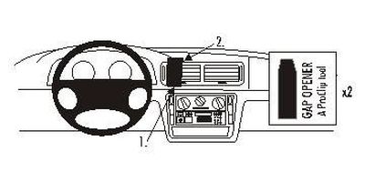 ProClip Monteringsbygel Volkswagen Passat 97-05
