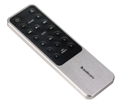 Audio Pro A26/A36 fjärrkontroll i metall