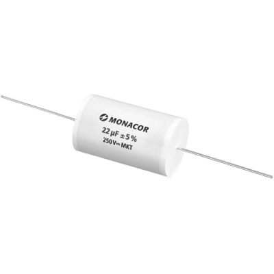 Monacor MKTA-220 MKT-kalvokondensaattori, 22 µF, 250 V