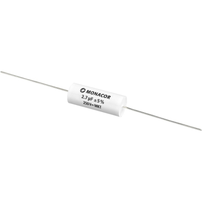 Monacor MKTA-27 MKT-kalvokondensaattori, 2.7 µF, 250 V