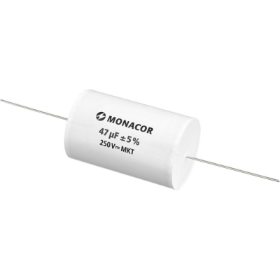 Monacor MKTA-470 MKT-kalvokondensaattori, 47 µF, 250 V