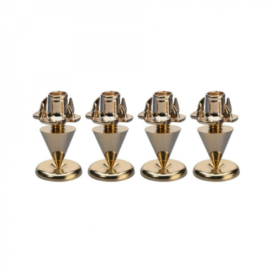 Monacor SPS10-Gold metalliset kaiutinpiikit, 4 kpl
