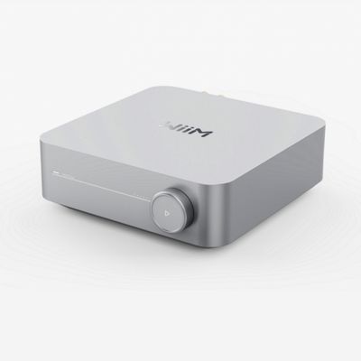 WiiM Amp -suoratoisto-/monihuonevahvistin, hopea