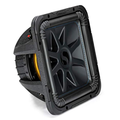 Kicker Solo-Baric L7S124, nelikulmainen 12 tuuman subwoofer, 2x4 ohmia