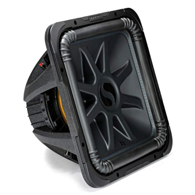 Kicker Solo-Baric L7S154, neliönmuotoinen 15 tuuman subwoofer-elementti, 2 x 4 ohmia