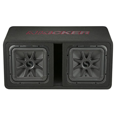 Kicker Solo-Baric DL7R122, 2 x 12 tuumaa subwooferkotelo, 2 ohmia