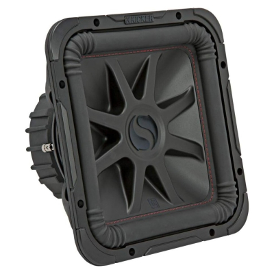 Kicker Solo-Baric L7R122, neliskulmainen 12 tuuman bassoelementti, 2x2 ohmia