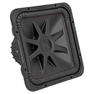 Kicker Solo-Baric L7R152, neliönmuotoinen 15 tuuman subwoofer-elementti, 2x2 ohmia