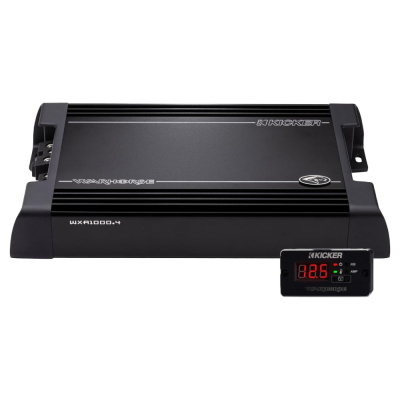 Kicker Warhorse WXA1000.4, tehokas 4-kanavainen vahvistin
