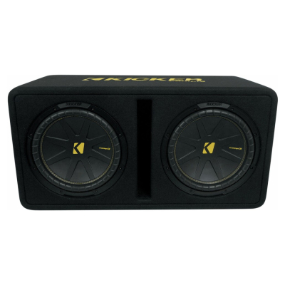 Kicker CompC DCWC122, refleksikotelo 2x12 tuuman subwoofereille, 2 ohmia