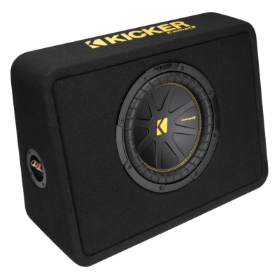 Kicker CompC TCWC104, bassorefleksikotelo 1x10 tuumaa, 4 ohmia
