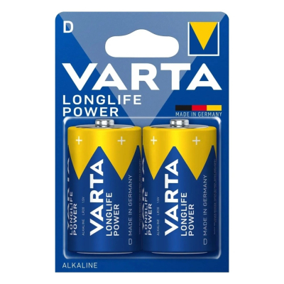 Varta Longlife Power D, alkaliparistot, 2 kpl