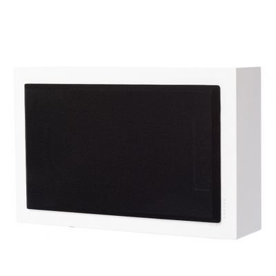 DLS Flatsub 8.2 seinälle ripustettava aktiivinen subwoofer, mattavalkoinen