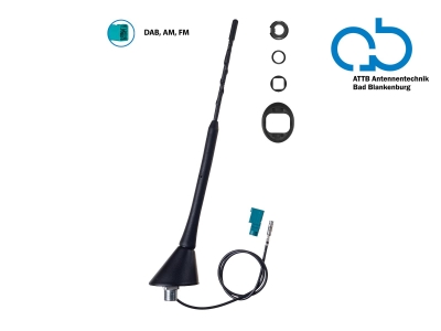 Kattoantenni AM/FM DAB+ passiivinen, 76° kallistus