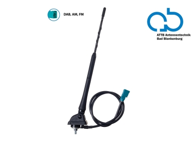 Kattoantenni AM/FM DAB+ passiivinen, 10°-115°
