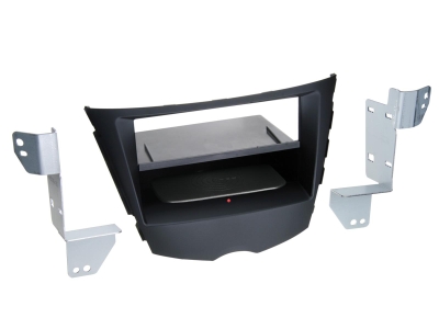 Facia-ramsats 2-DIN Hyundai Veloster, musta