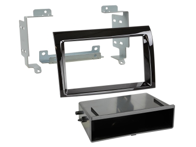 Asennuskehys 2-DIN varustetaskulla Citroen/Fiat/Opel/Peugeot