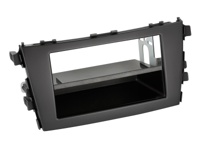 Asennuskehys 2-DIN säilytyslokerolla, Suzuki Celerio 2014-2019, musta