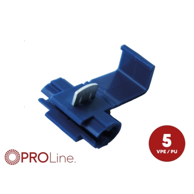 Päittäisliitin 1.0mm² - 2.5mm² sininen, 5-pack