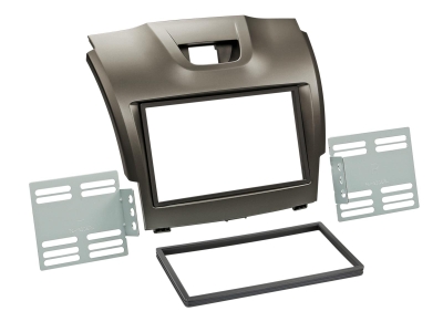 Asennuskehys 2-DIN Chevrolet/Isuzu, harmaa