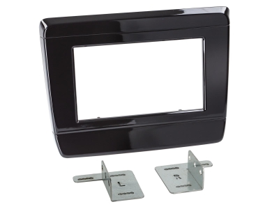 Asennuskehys 2-DIN Isuzu D-Max, pianomusta