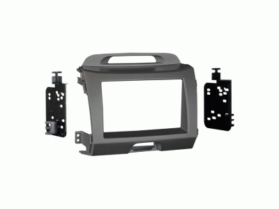 Asennuskehys 2-DIN Kia Sportage, harmaa