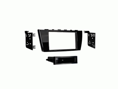 Asennuskehys 2-DIN varustetaskulla Mitsubishi Mirage/Space Star